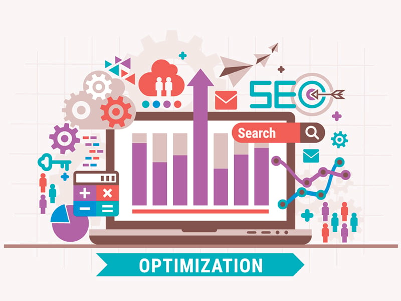 Graphs showing search optimization