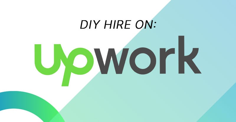 Upwork Logo with text DIY Hire On