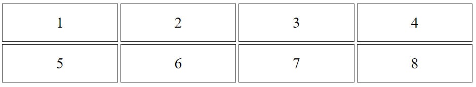 4 columns using 1fr