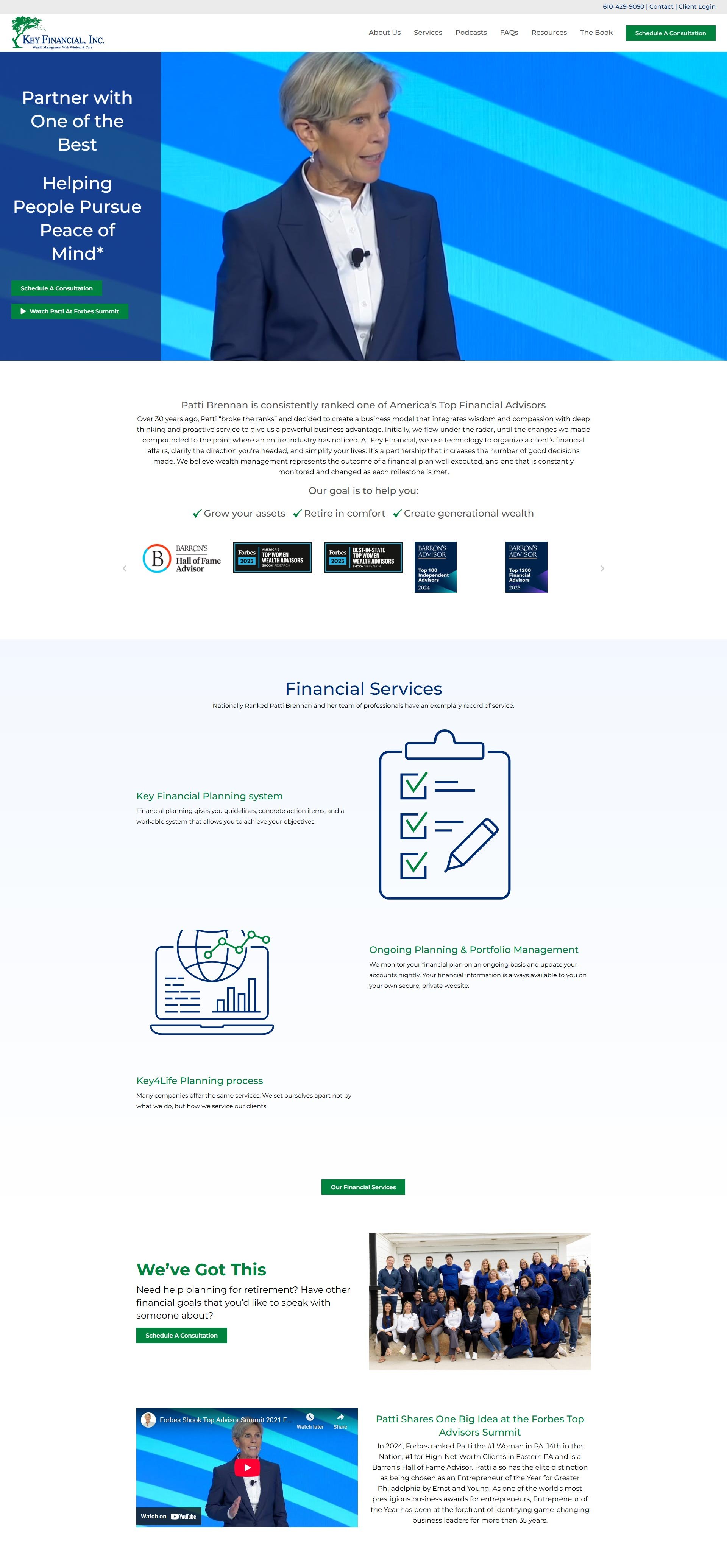 Key Financial Web Design
