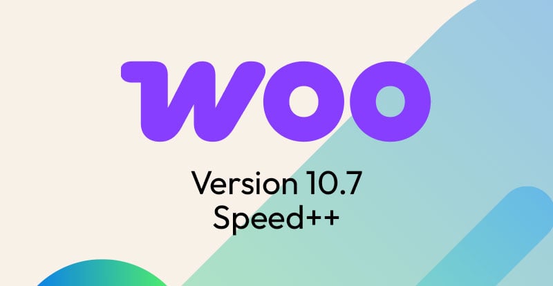 Woocommerce logo with text version 10.7 speed++